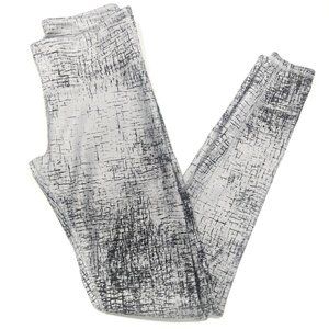 Alo Yoga Leggings Gray White Small - long.
